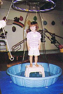 Emmy Jo surrounded in Bubble